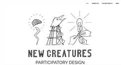 Desktop Screenshot of newcreatures.com