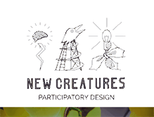 Tablet Screenshot of newcreatures.com